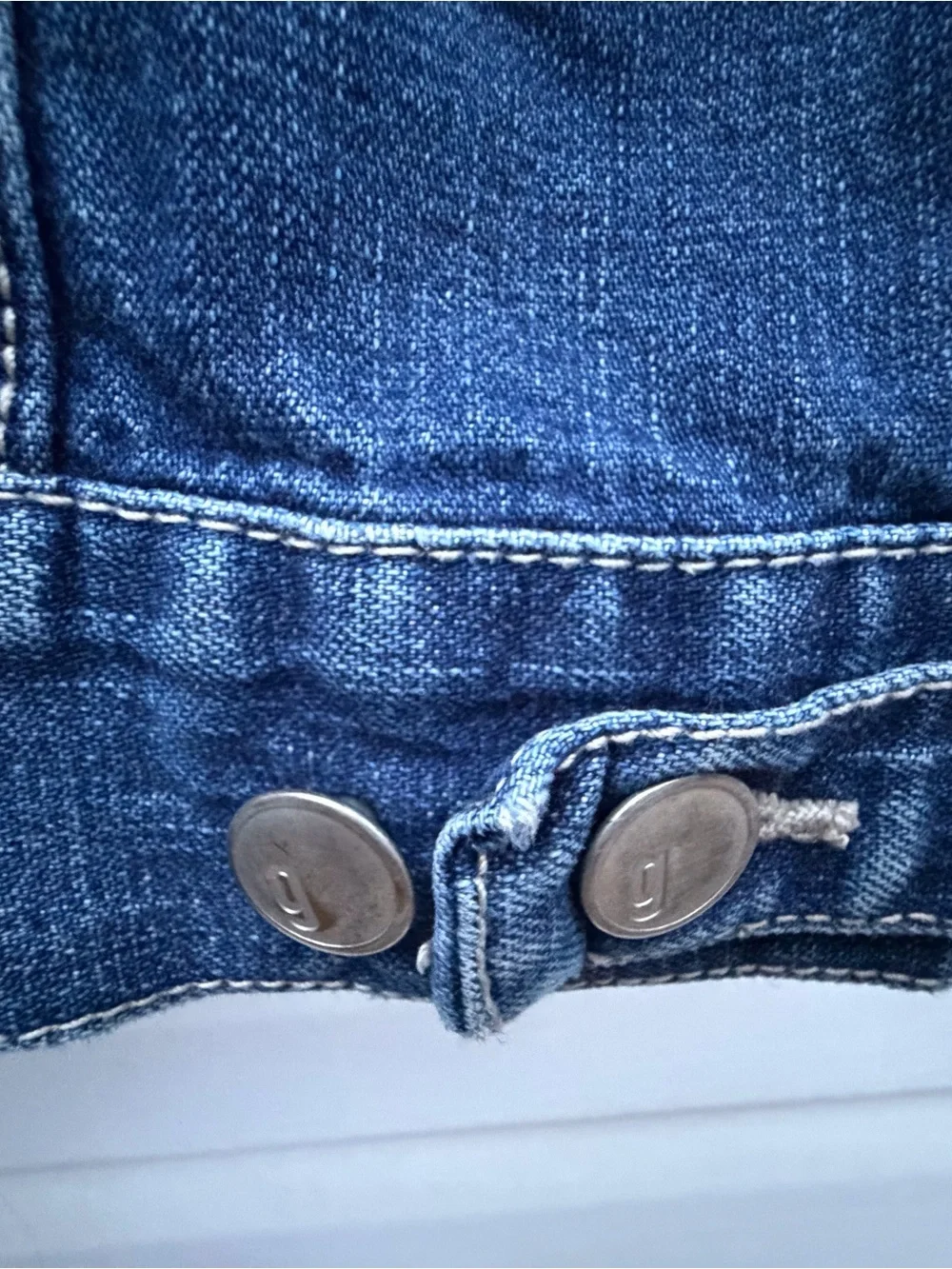 Vintage 2000 Gymboree Girls Denim Jean Jacket Size 4 Y2K
